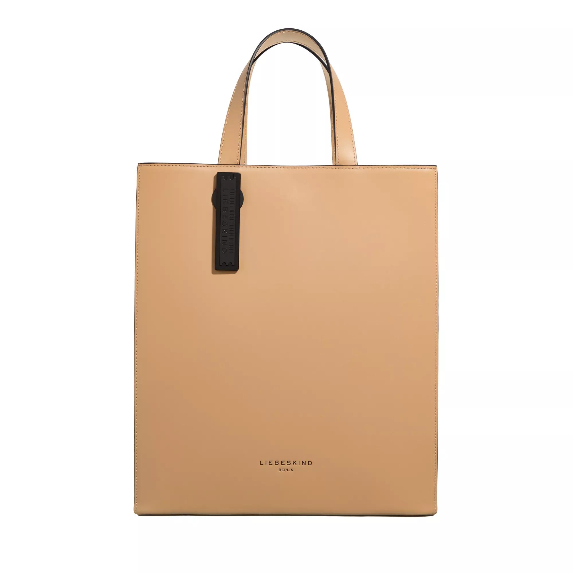 Liebeskind Berlin Tote - Paper Bag Carter Bi-Color Paperbag M - Gr. unisize - in Beige - für Damen