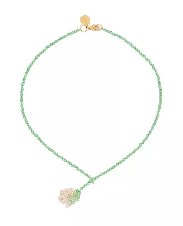 Simone Rocha Halskette - Cluster Crystal Flower Necklace - für Damen