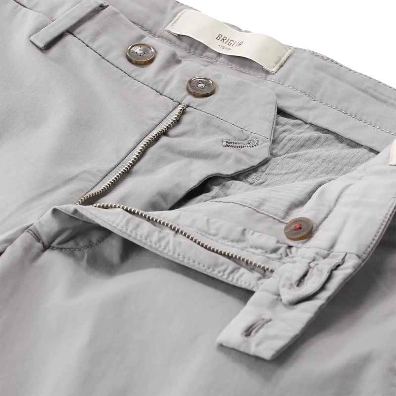 Briglia Casual broeken Slim-Fit Chinohose weiß(Image 9)
