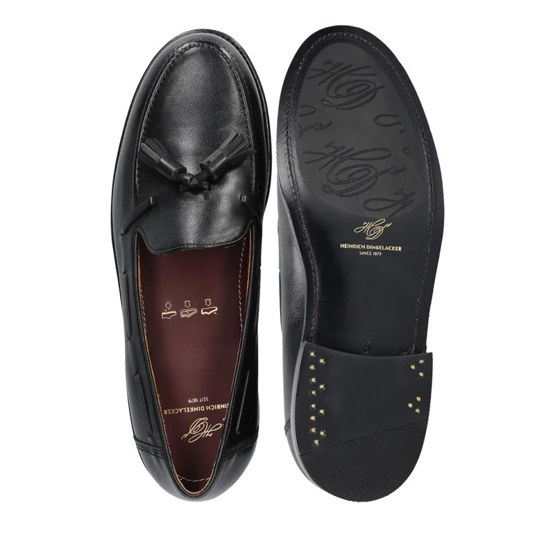 Heinrich Dinkelacker Loafer Loafer Wien Plain Tassel NP schwarz(Image 4)