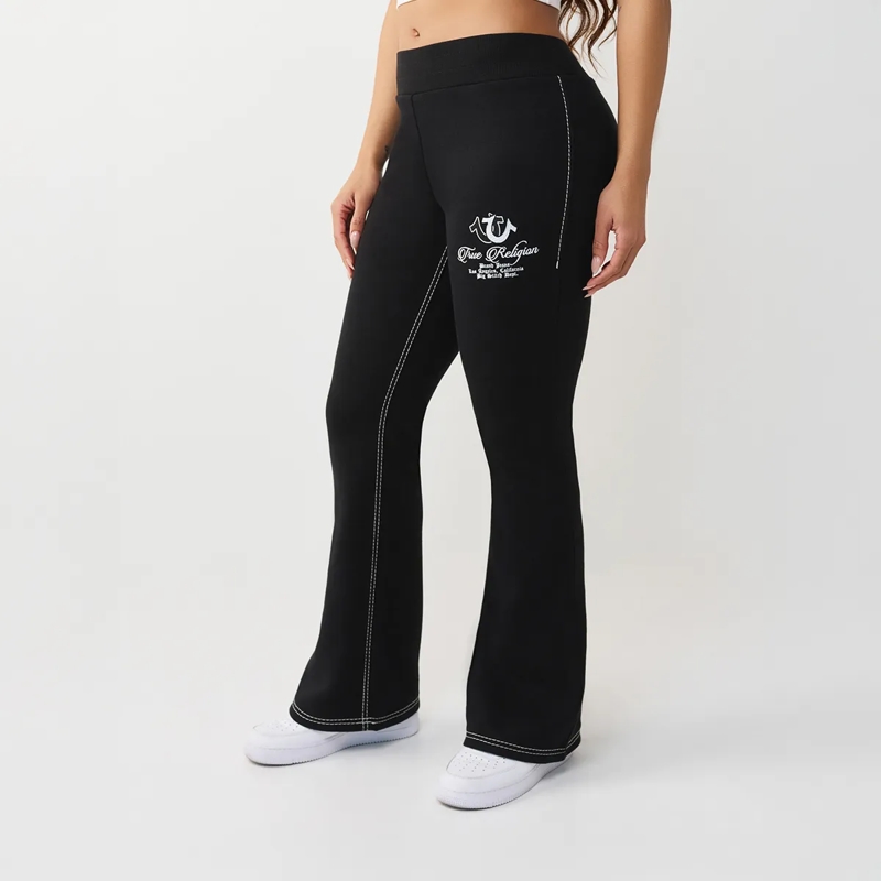 True Religion Jogginghose Flare Sweatpants schwarz(Image 3)