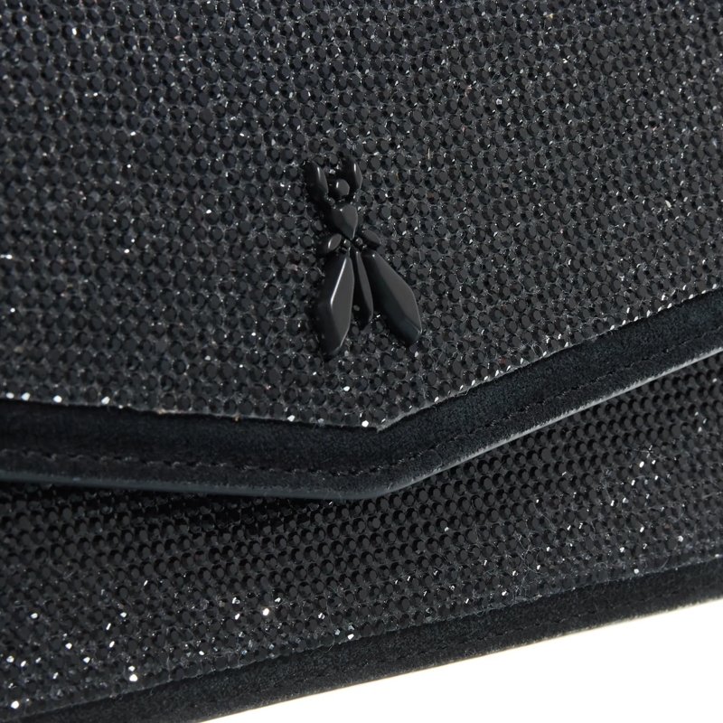 Patrizia Pepe Schultertasche Bag With Rhinestones Black(Image 9)