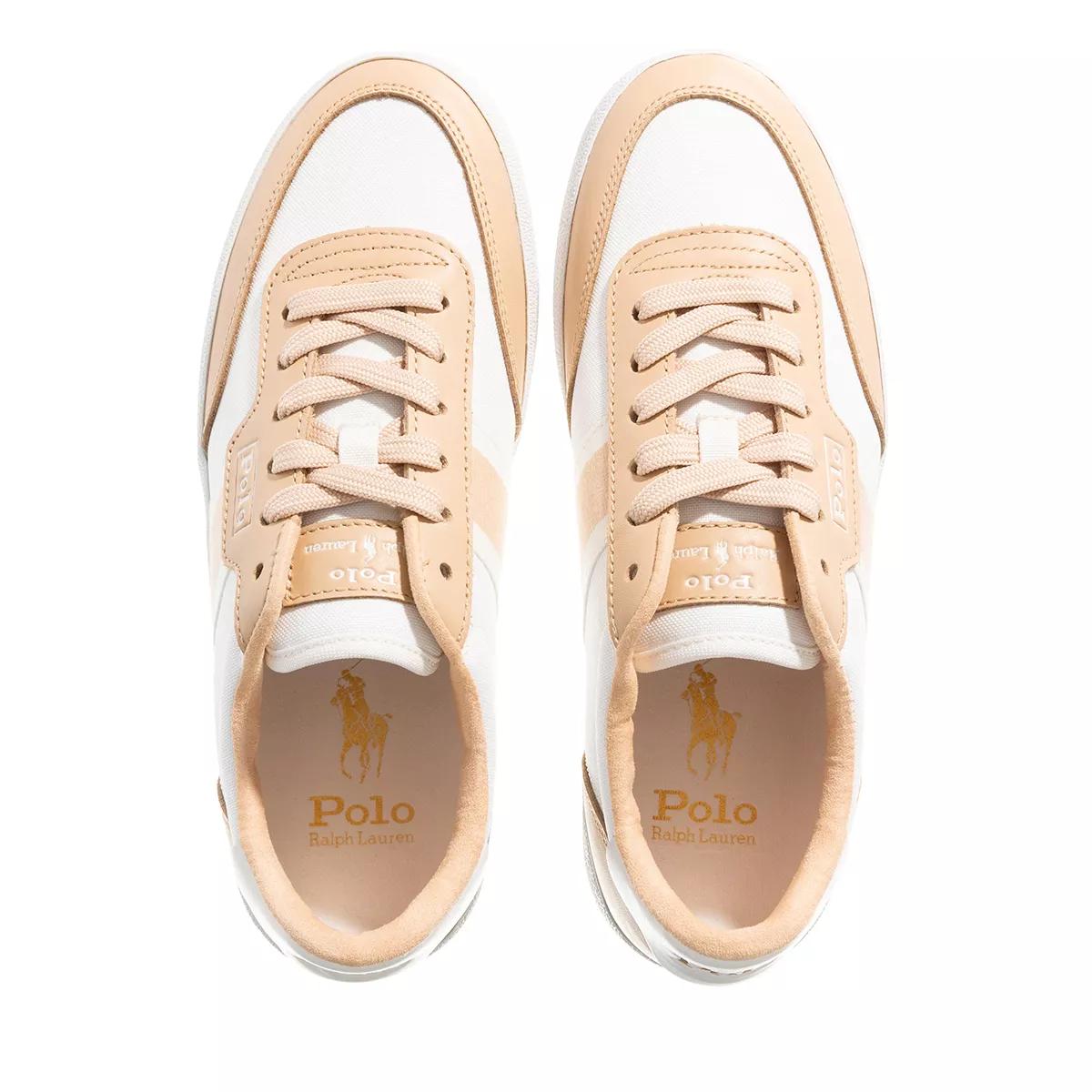 Court Vlc Sneakers Low Top Lace Tan White Low Top Sneaker