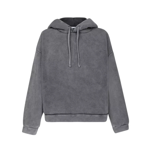 Acne Studios Grey Cotton Hoodie Grey 