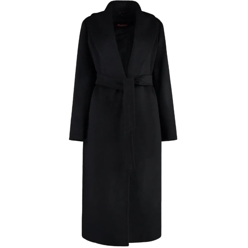 Max Mara Veste de transition Coats Black schwarz