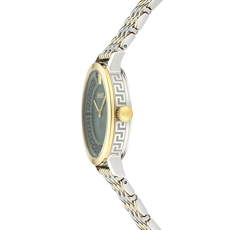 Versace Quarzuhr Quarz-Analoguhr Greca Fortuna (Wc-0A) silber(Image 3)