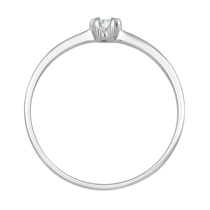 Elli Ring Ring Verlobungsring Diamant 0.11 ct. 585 Weißgold weiss(Image 3)