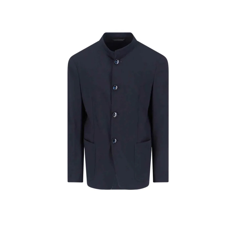 Giorgio Armani Blazer Single-Breasted Blazer – Dark Blue Blue