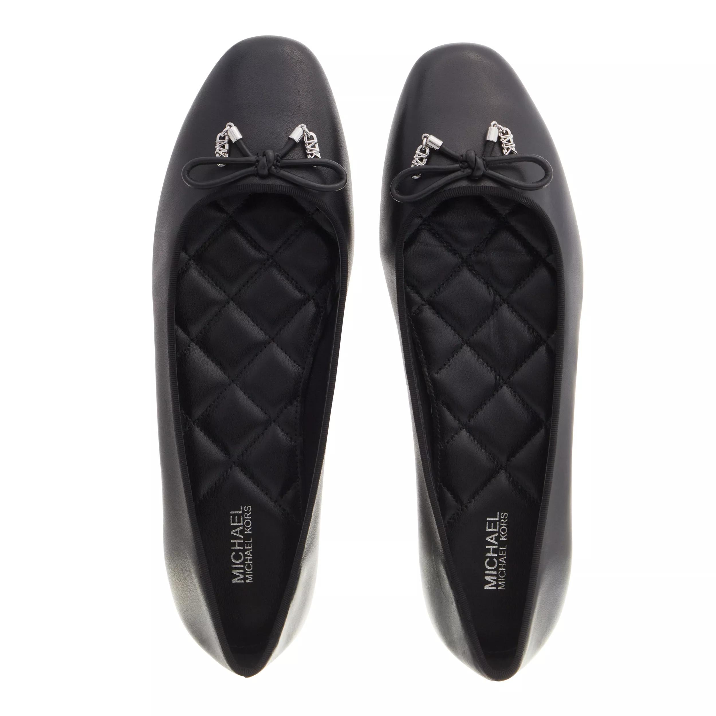 Black flat michael on sale kors shoes