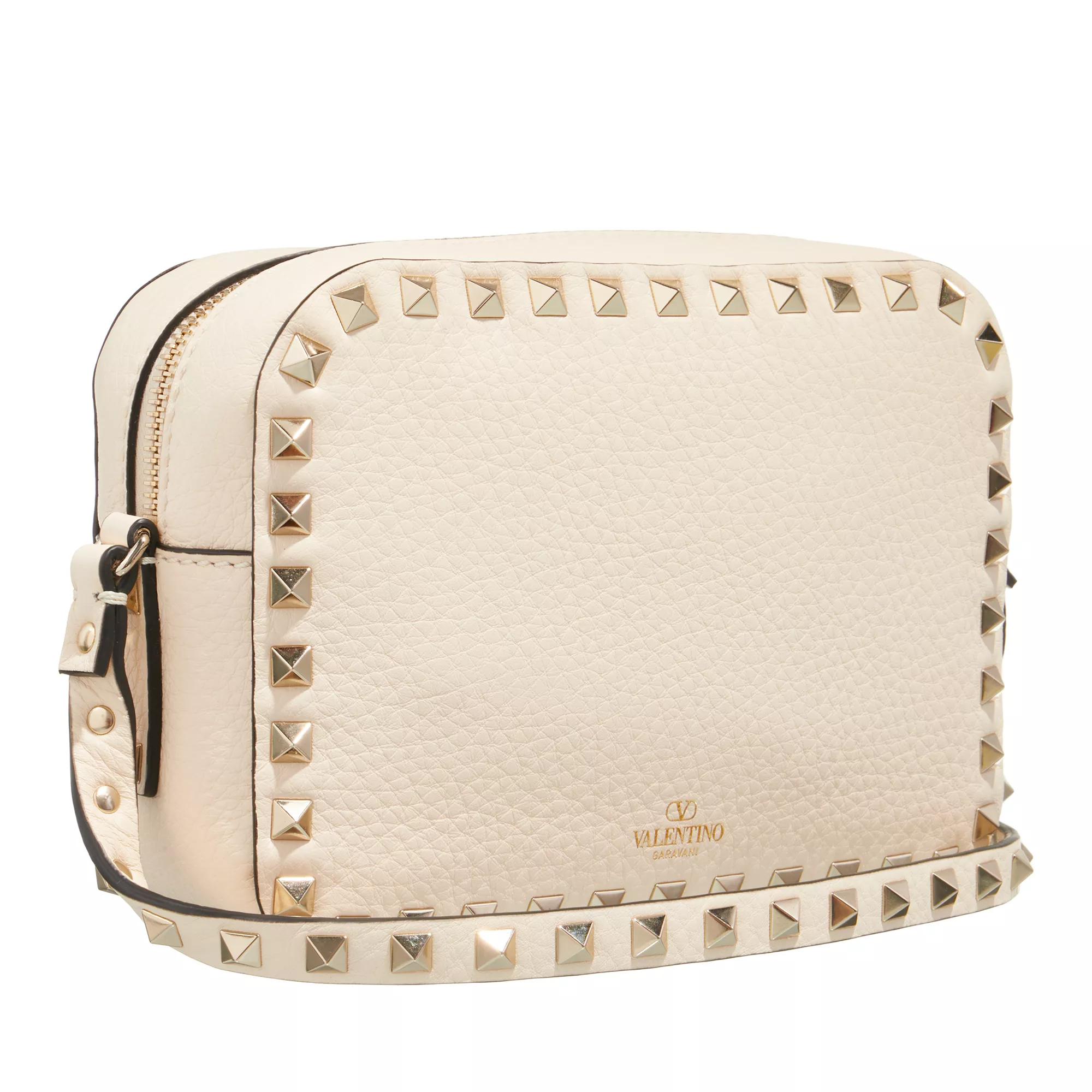 Valentino Garavani Crossbody bags Rockstud Strapped Crossbody Bag in crème