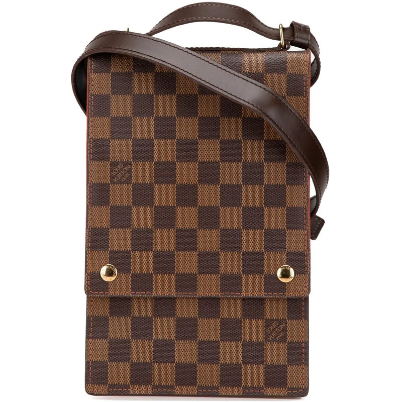 Louis Vuitton Sac à bandoulière Damier Ebene Portobello braun