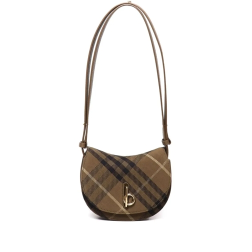 Burberry Schultertasche Chocolate Brown Calf Leather Bag Brown