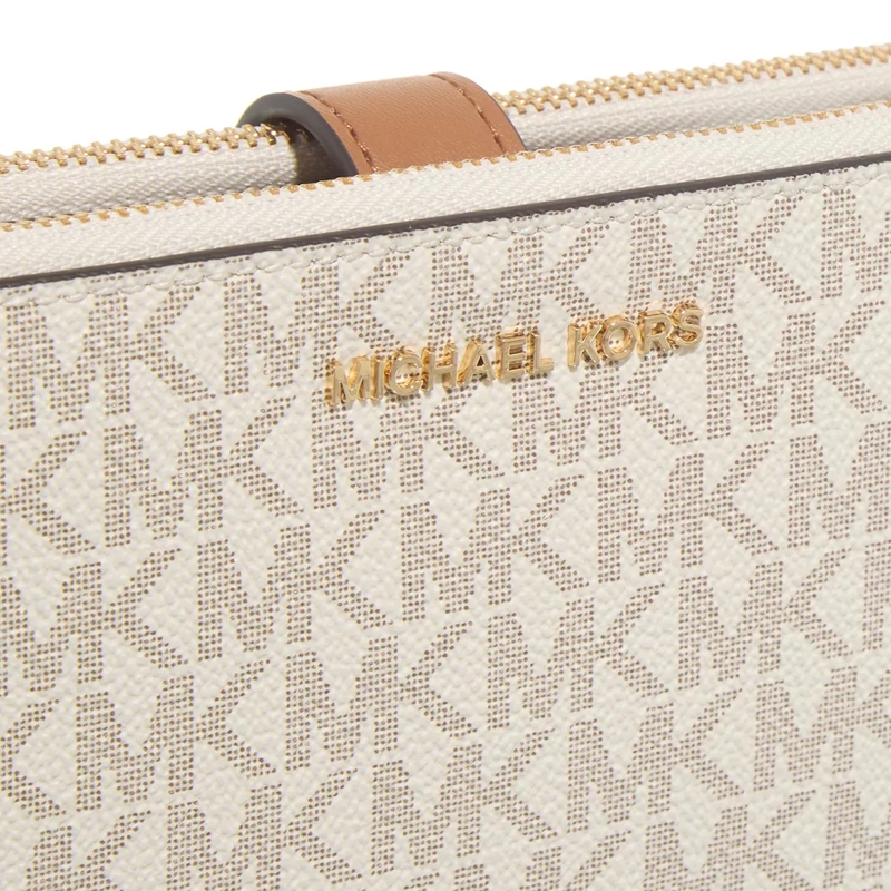 MICHAEL Michael Kors Portefeuille à deux volets Dblzp Wristlet Vanilla(Image 4)