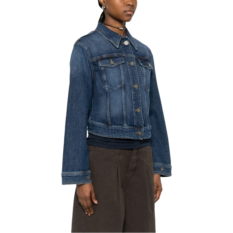 Pinko Veste en jean Coats Blu blau(Image 5)
