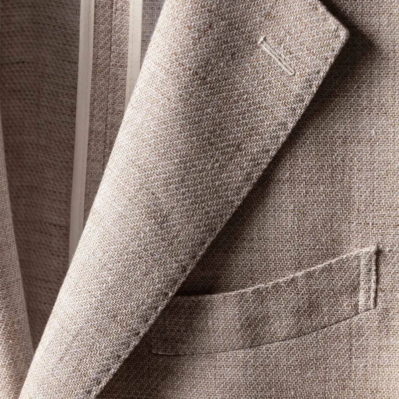 windsor. Anzugjacke Sakko aus Leinen-Baumwollmix beige(Image 3)