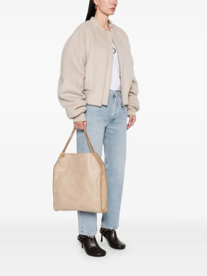 Stella Mccartney Crossbody bags Soft Sand Beige Handbag With Concealed Magnetic Fa in beige
