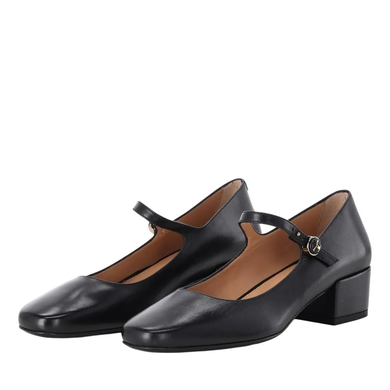 Tod's Veterschoenen Mary Jane Pumps aus Leder schwarz