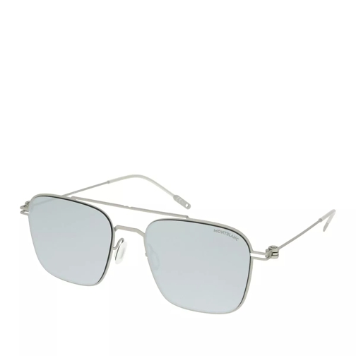 Montblanc MB0050S-010 54 Man Metal Silver-Silver-Silver Sonnenbrille