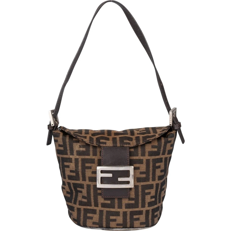 Fendi Schultertasche Fendi FF Monogram Baguette Shoulder Bag mehrfarbig