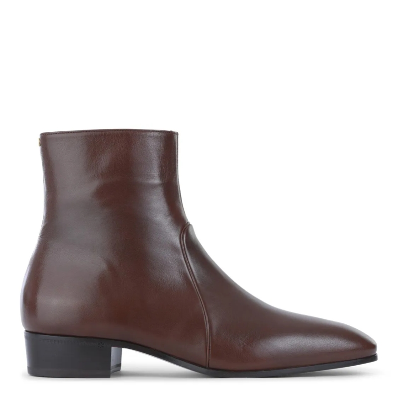 Valentino Garavani Stiefel Brown Leather Boots Brown