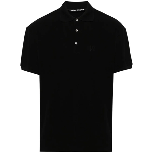 Palm Angels Polohemd Short-Sleeved Polo Shirt Black