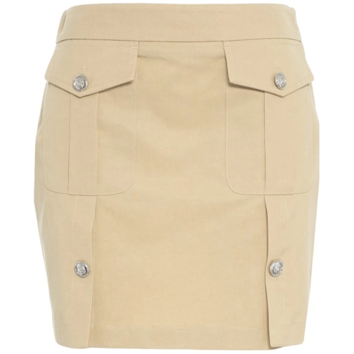 LIU JO Jupes midi Mini skirt with flap pockets beige