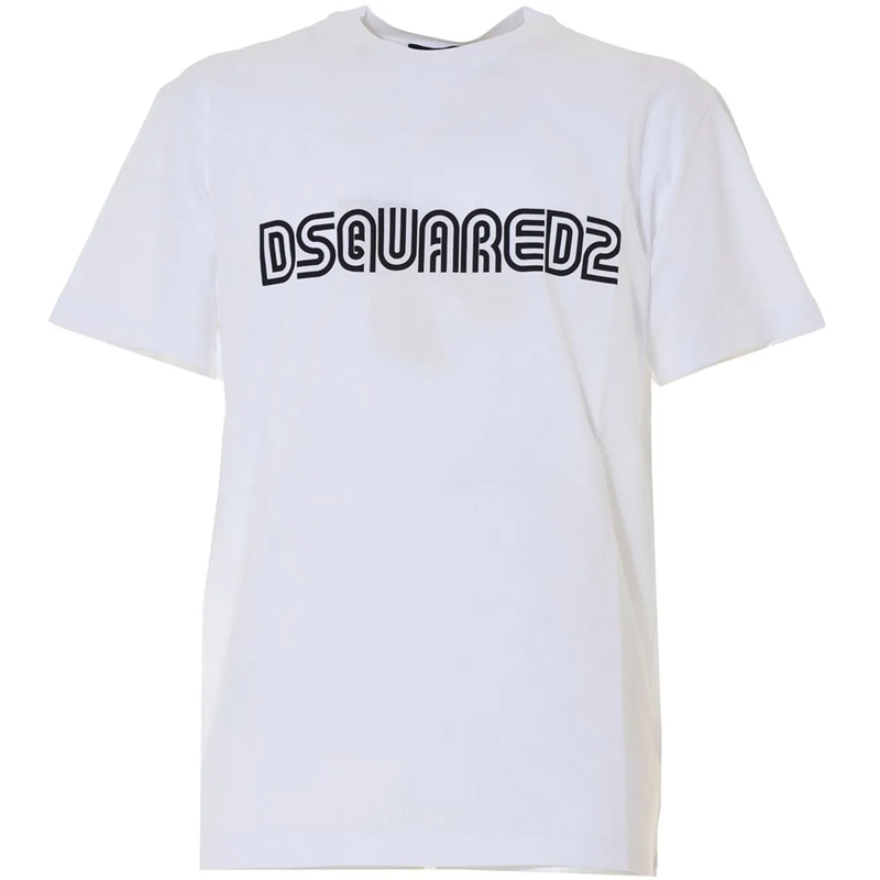 Dsquared2 T-Shirt Logo T-Shirt weiß