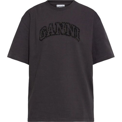 GANNI T-Shirts t-shirt black schwarz