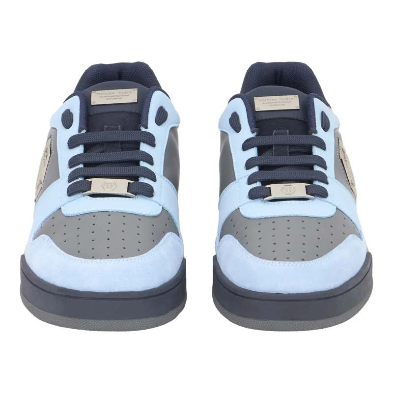 Philipp Plein Low-Top-Sneaker Lo-Top Turnschuhe P-Force 78 blau-silber(Image 2)