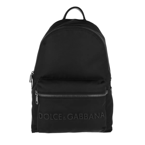 Dolce&Gabbana Vulcano Backpack Nylon Black Ryggsäck
