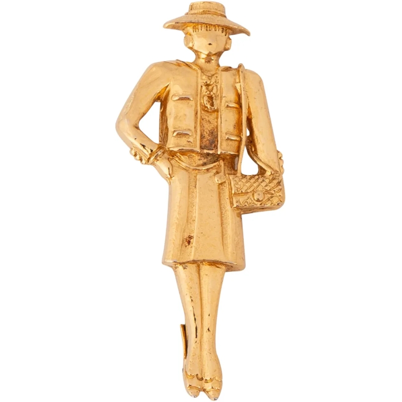 Chanel Ring Chanel Golden Coco Brooch mehrfarbig