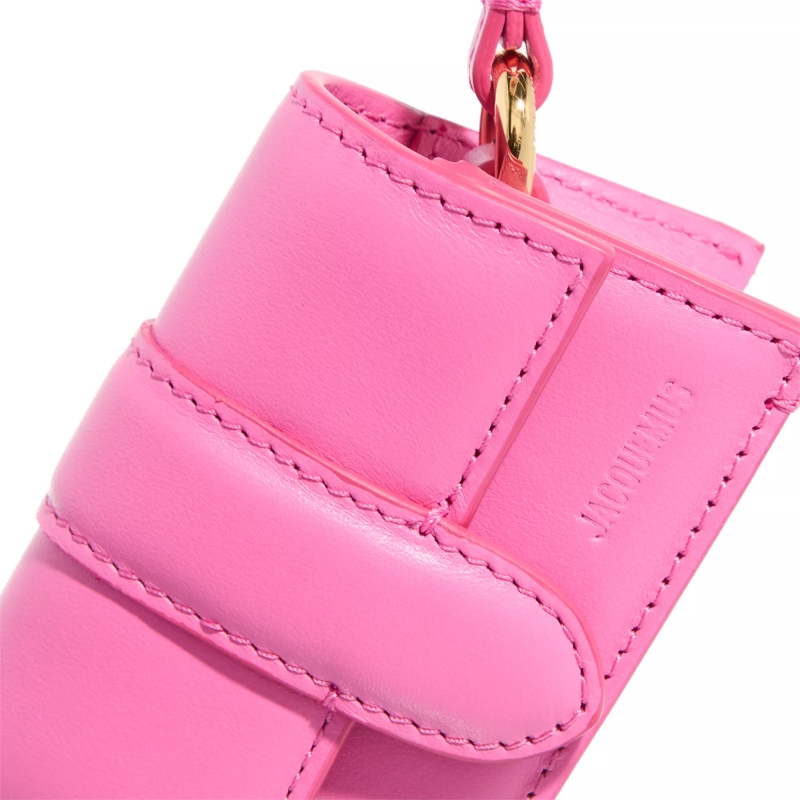 Jacquemus Portemonnaie mit Überschlag Le Porte Bambino Neonpink(Image 4)