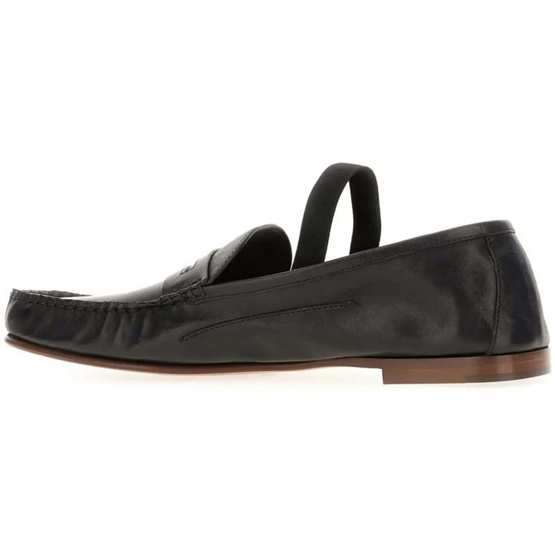 Versace Loafer Versace Black leather loafers schwarz(Image 3)