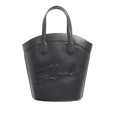 関税込 KARL LAGERFELD TULIP ハンドバッグ Karl Lagerfeld K/Signature Tulip Sm Tote Black | Tote