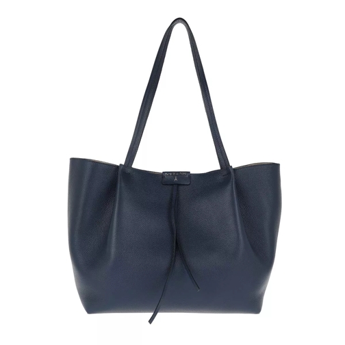 Patrizia Pepe Shopper Large Dress Blue Shopping Bag