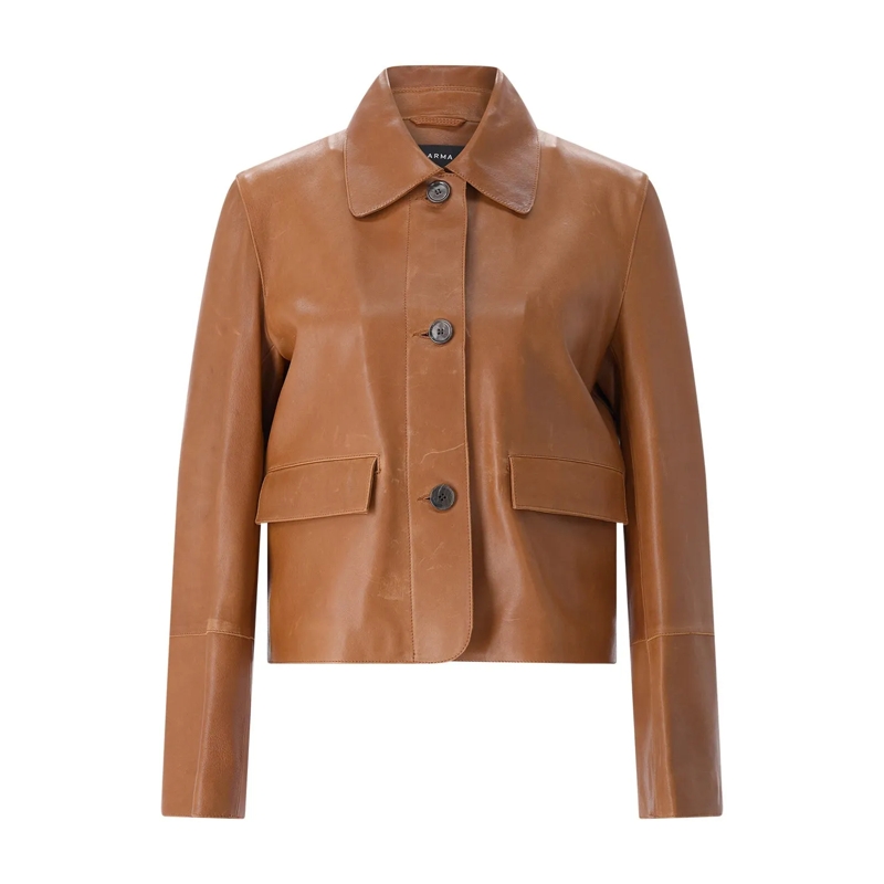 Arma Übergangsjacke Jacke Fem aus Leder braun