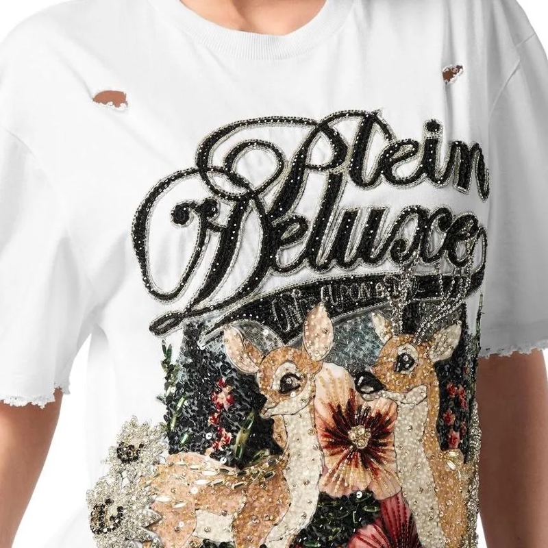 Philipp Plein T-Shirt T-Shirt Man Fit weiss(Image 4)