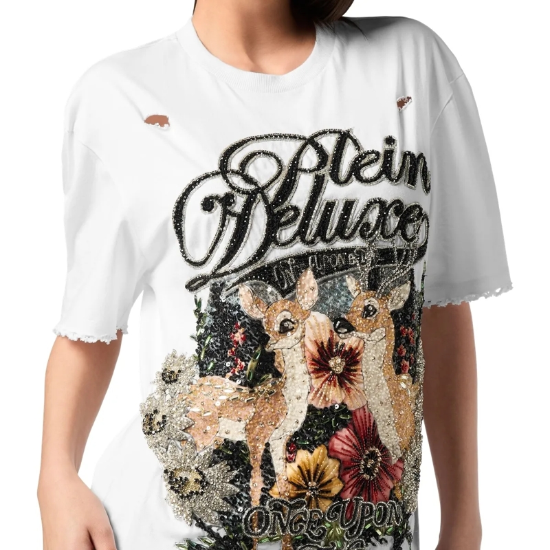 Philipp Plein T-Shirt T-Shirt Man Fit weiss(Image 5)
