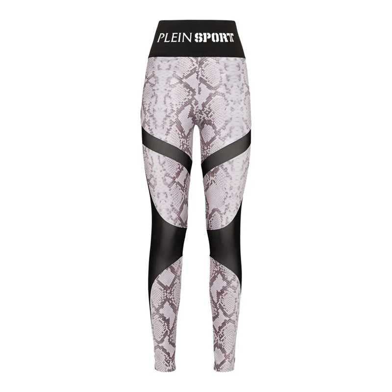 Plein Sport Leggings Leggings Python grau