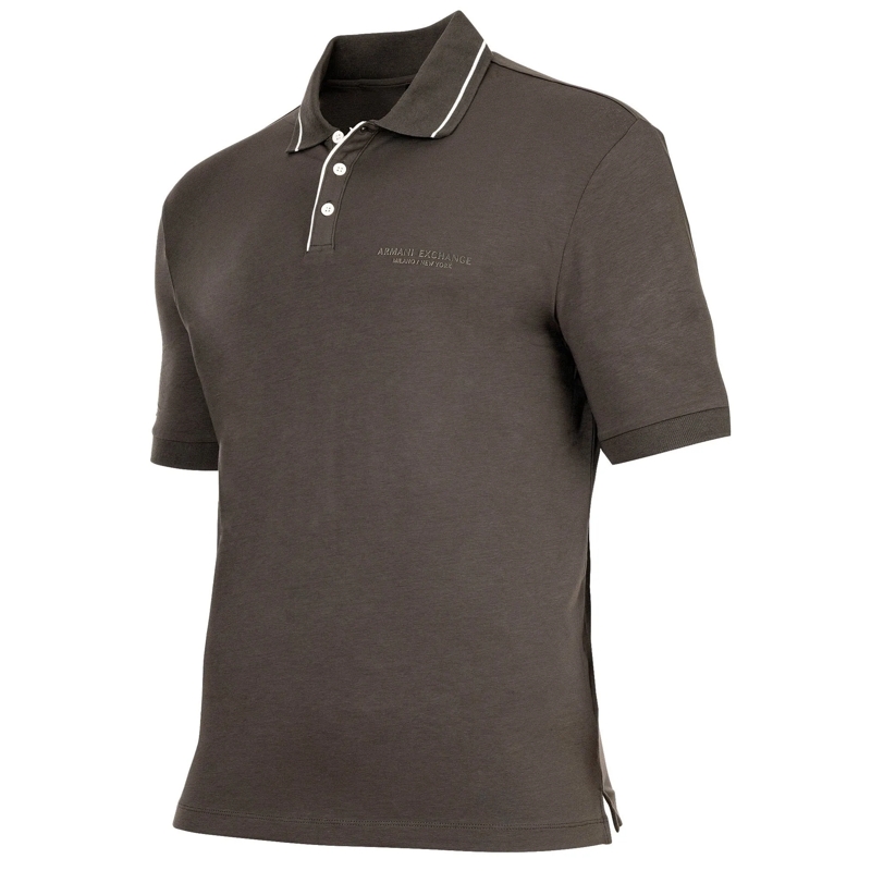 Armani Exchange Polohemd POLO SHIRT 1er Pack anthrazit(Image 2)