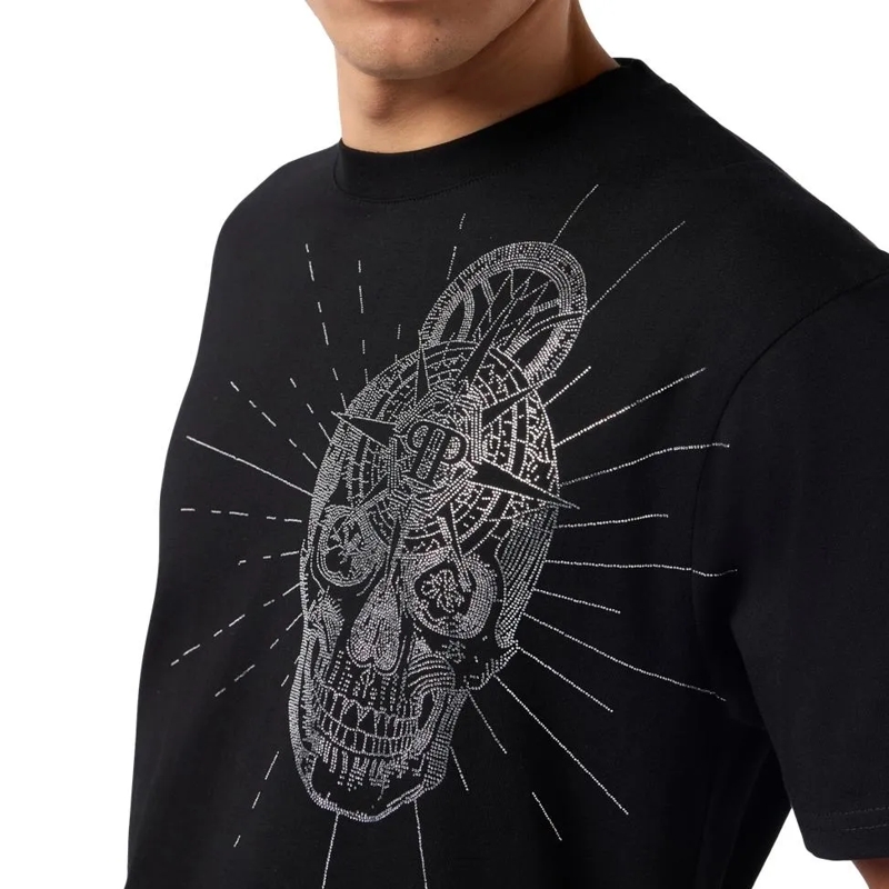 Philipp Plein T-Shirt Round Neck T-Shirt Skull Stones schwarz(Image 5)