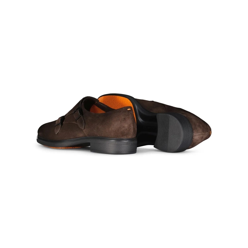 Santoni Schnürschuhe Flat Shoes Brown braun(Image 5)