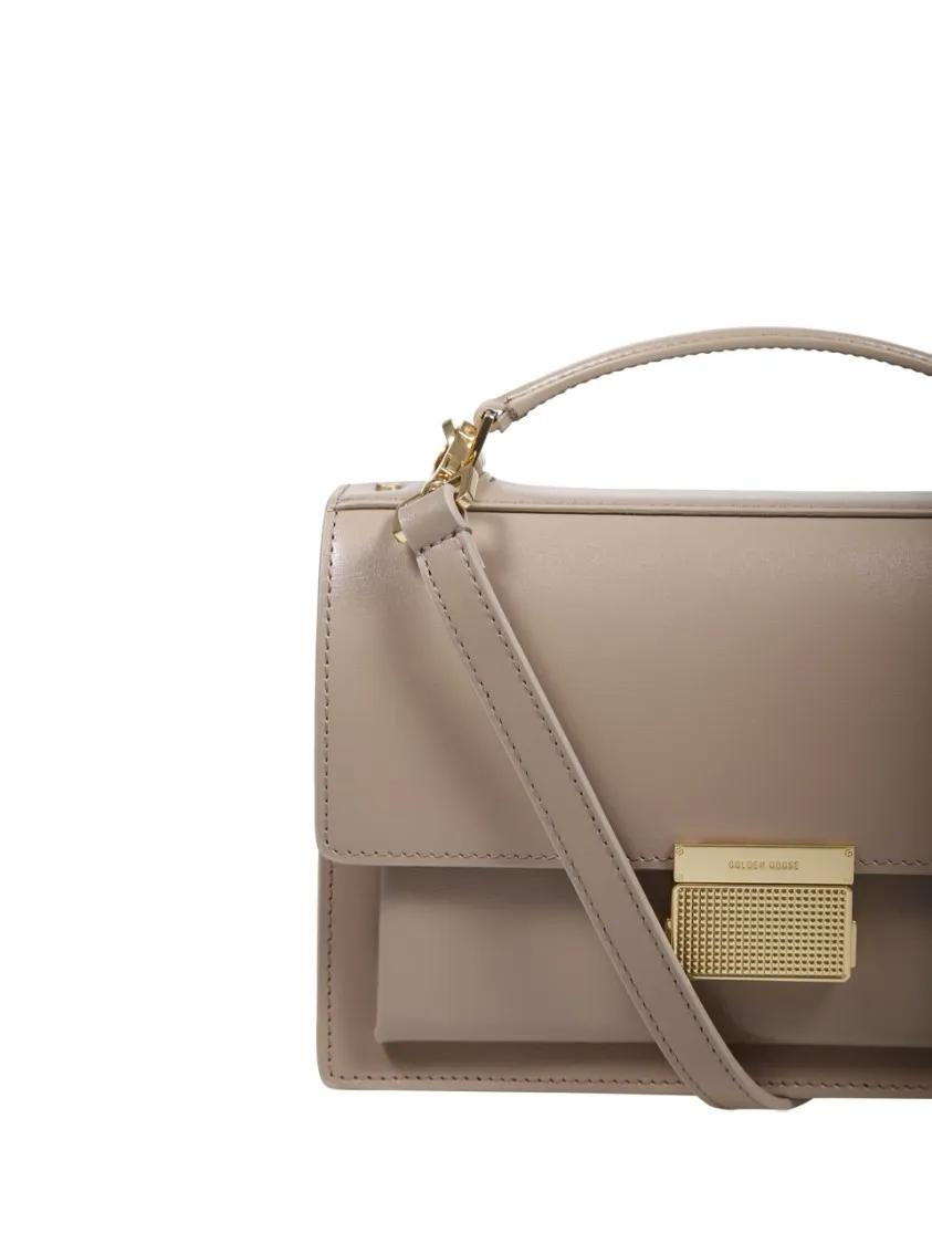 Golden Goose Hobo bags Venezia Bag Palmellato Leather Body Bag in grijs