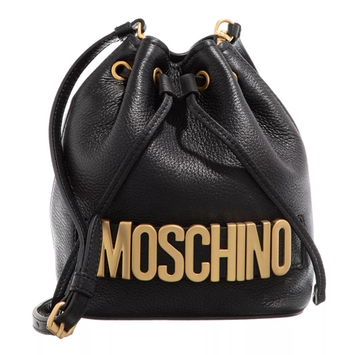 Moschino Clutch  Black Bucket Bag