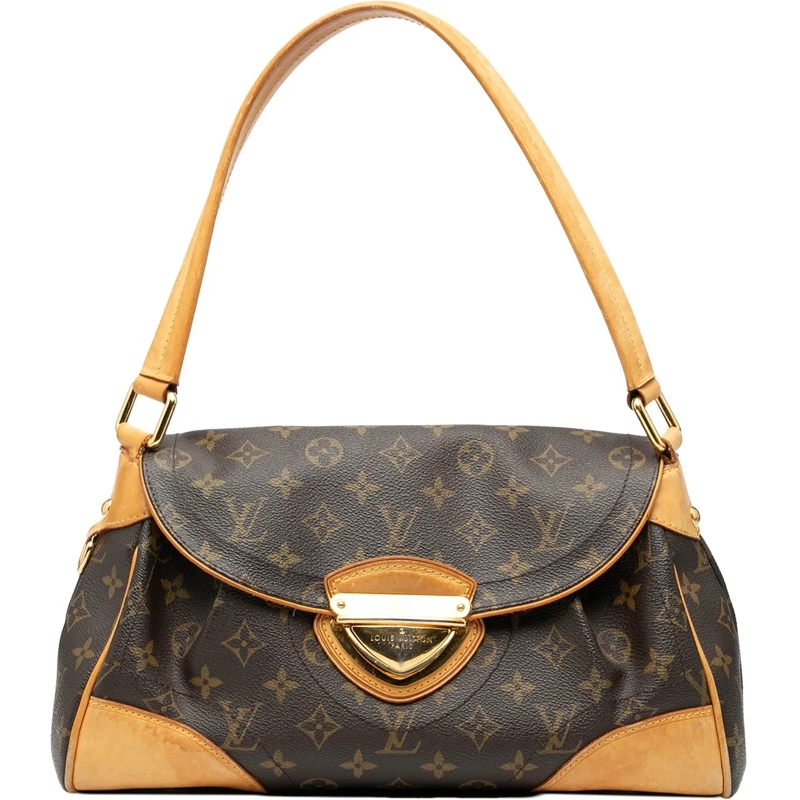 Louis Vuitton Schultertasche Monogram Beverly MM braun