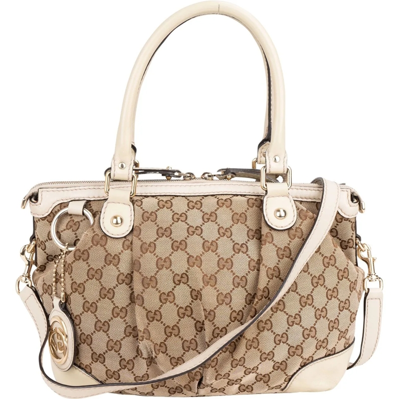 Gucci Tote GuccI GG Monogram Sukey Handbag braun