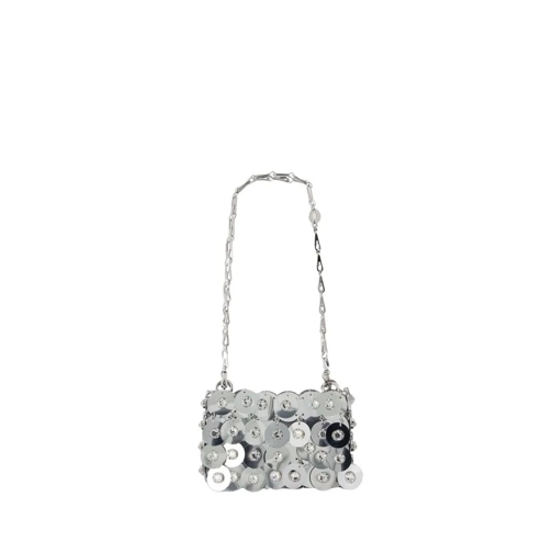 Paco Rabanne Schultertasche Purse - Metal - Silver Silver