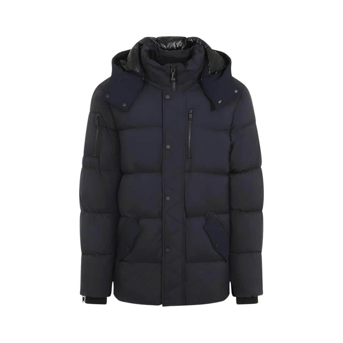 Moose Knuckles - Navy-Blue Everest 3Q Jackets - Größe S - blau