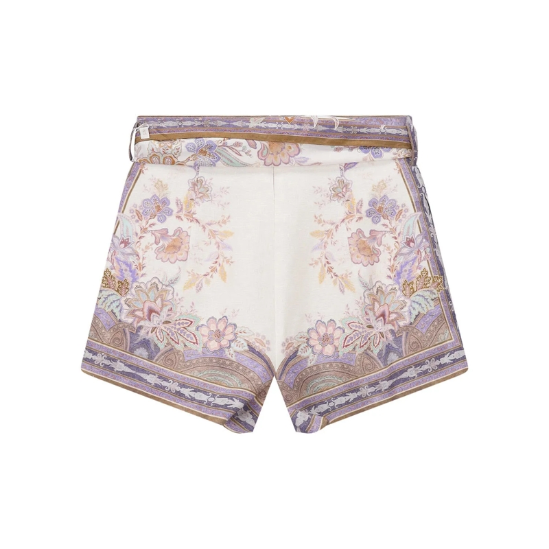 Zimmermann Casual broeken Short Luna mit floralem Muster mehrfarbig(Image 3)