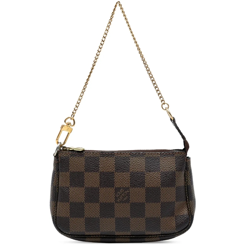 Louis Vuitton Tote Damier Ebene Mini Pochette Accessoires braun